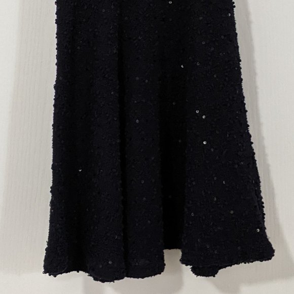 UK6 (XS) Navy Blue Mini Dress with Sequin Sparkles - Picture 4 of 5